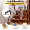Outdoor Stair Railing Kit, 5 FT Handrails 0-5 Steps, Adjustable Angle Black Aluminum Stair Hand Rail for The Elderly