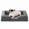 Dog Bed Orthopedic, Dog Sofa for Small Dogs Supportive Foam Pet Cushions Bed with Washable Removable Cover, Egg-Crate Foam, Waterproof Lining Bottom